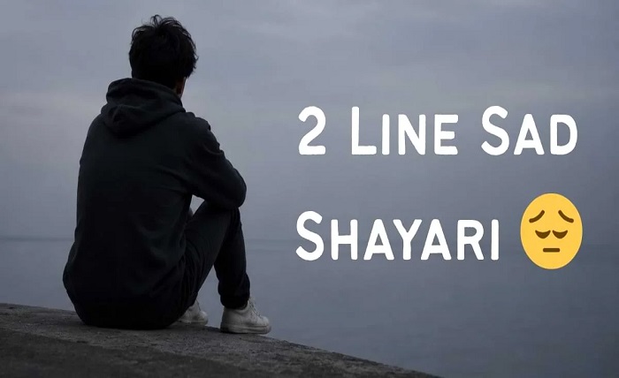 sad shayari😭 life 2 line