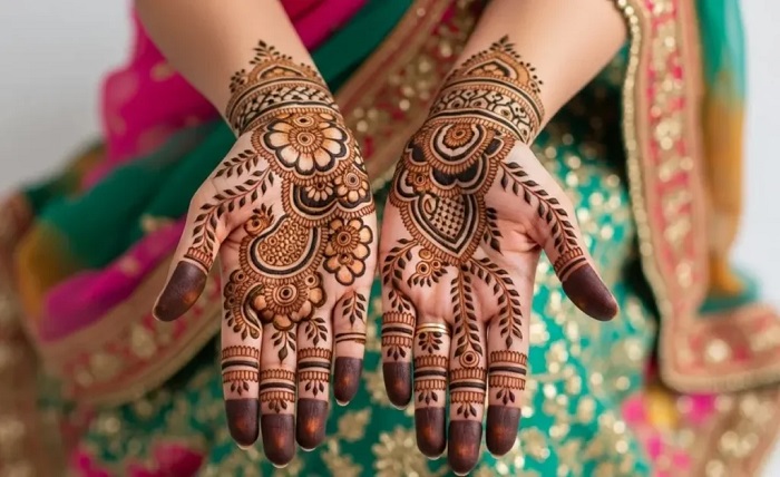stylish instagram stylish royal front hand mehndi design