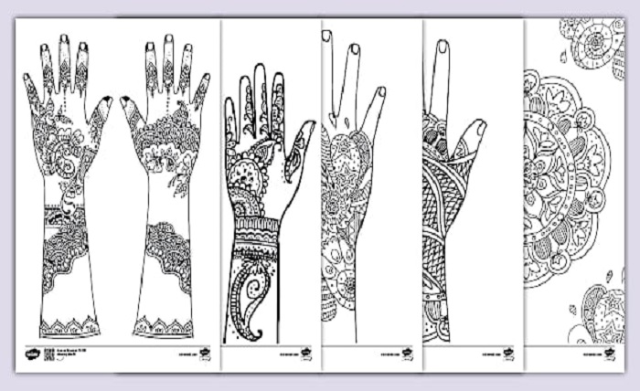 mehndi design patterns
