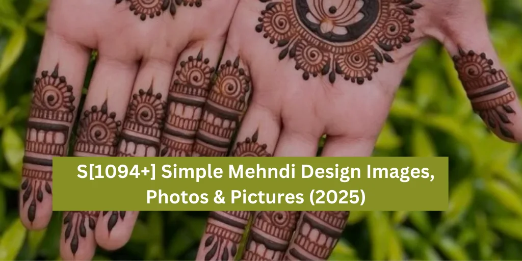 simple Menndi design