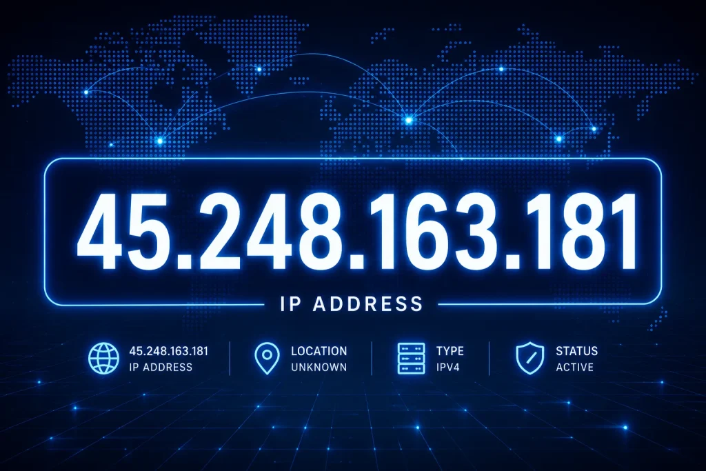 45.248.163.181 Explained: IP Address Guide & Security Tips